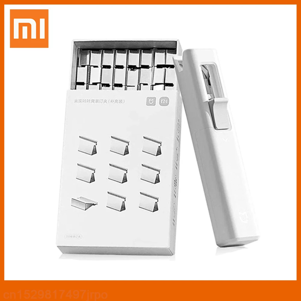 main-image-1 Xiaomi Mijia Push Clip Stapler Reusable Binder with 168 Refills - Image 1