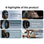 IMIKI ST1 Calling AMOLED Smartwatch (6 Months Dealer Warranty) - Image 2
