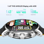 Kieslect KR2 Calling 1.43" FHD AMOLED Smart Watch (12 Months Dealer Warranty) - Image 2