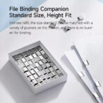 Xiaomi Mijia Push Clip Stapler Reusable Binder with 168 Refills - Image 6