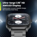 Amazfit Pop 3S Smart Watch Metalic Version Stainless Steel - Image 5