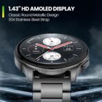 Amazfit Pop 3R Smartwatch Metalic Version Stainless Steel - Image 5