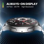 Amazfit Pop 3R Smartwatch Metalic Version Stainless Steel - Image 3