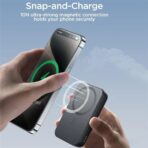 Joyroom 20W Mini Magnetic Wireless Power Bank 10000mAh JR-W020 - Image 15
