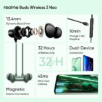 Realme Buds Wireless 3 Neo Neckband with Environmental Noise Cancellation ENC - Image 16