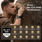 Kospet Tank T3 Smartwatch Amoled Rugged Mil-STD Certified Smartwatch (2 Years Dealer Warranty) - Image 3