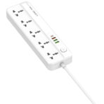 LDNIO 20W PD QC Socket 5 Universal Outlets With 4 USB Extension Socket PD 20W Fast Charging Power Strips SC5415 - Image 5