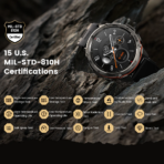 Kospet Tank T3 Ultra Amoled Rugged Smartwatch (2 Years Dealer Warranty) - Image 4