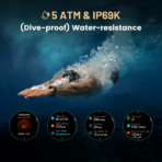 Kospet Tank T3 Smartwatch Amoled Rugged Mil-STD Certified Smartwatch (2 Years Dealer Warranty) - Image 5