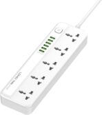 LDNIO 5 AC Outlets Universal Power Strip 6 USB Charging Port (SC5614)