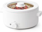 Olayks 2L Electric Hot Pot Cooker with Steamer