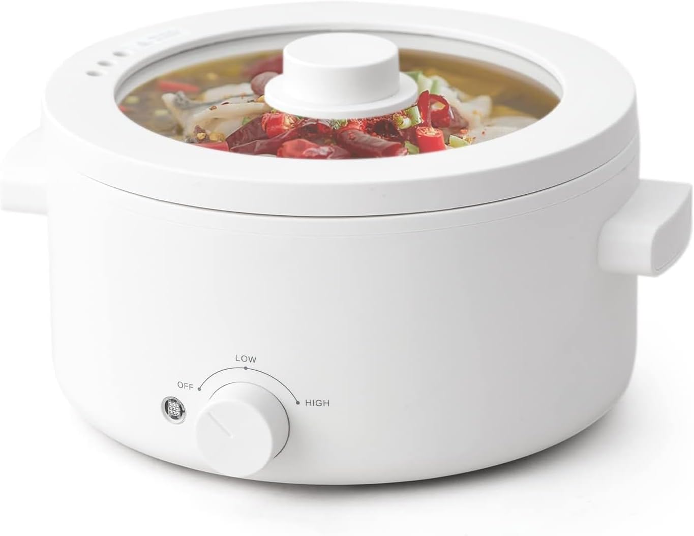 51DmhO4fqyL._AC_SL1500_ Olayks 2L Electric Hot Pot Cooker with Steamer - Image 1