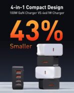 LDNIO 100W GaN Super Fast Charger (A4809C) - Image 2