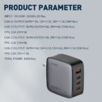 LDNIO 100W GaN Super Fast Charger (Q408) - Image 6
