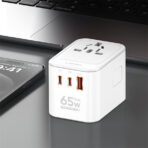 LDNIO 3 USB Ports 65W GaN Travel Adapter (Z6) - Image 3