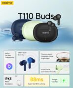 Realme Buds T110 TWS Earbuds with AI ENC - Image 13