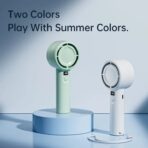 Plextone F2 Handheld Fan 5 Gears With Display - Image 7