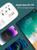 LDNIO 65W 3 AC Outlets 4 USB Power Strip (SC3416) - Image 4