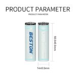 Beston AA Lithium Rechargeable Battery Type-C Charging Port (4Pcs Pack) Original - Image 6