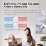 Xiaomi MIIIW Comfort Temperature and Humidity Clock - Image 3