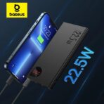 Baseus 22.5W 10000mAh Quick Charge PowerBank Metal Series Adaman Original