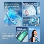 RTAKO BP626 Five-core Neck Hanging Cooling Fan 4000mAh Battery - Image 8