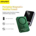 Awei P39K 20W PD 10000mAh Wireless Power Bank - Image 3