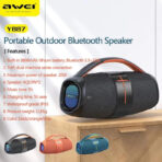 Awei Y887 Portable Outdoor Wireless Speaker - Image 4