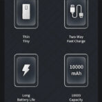 Awei P5K 10000mAh Double USB A PD Fast Charging Lightweight Power Bank - Image 4