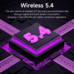 Hoco EW72 TWS Earbuds HD Display ANC - Image 6