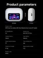 Hoco EW72 TWS Earbuds HD Display ANC - Image 23