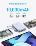 Anker Power Bank 10,000mAh 22.5W Portable Charger with Built-in USB-C Cable and Lanyard (A1257) - Image 4