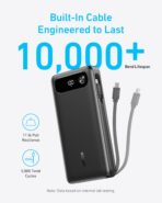 Anker Power Bank 20,000mAh 87W Portable Charger with Built-in USB-C Cable Fast Charging Battery Pack for Laptop (A1383) - Image 5
