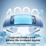 RTAKO GBF001 4000mah Ice Breeze Neck Hanging Fan Blue - Image 4