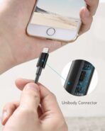 Anker 3.3ft Premium Double-Braided Nylon MFi Certified Lightning Cable (A8152) - Image 4