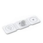 WiWU Power Air 3-in-1 Wireless MagSafe Charger 15W Fast Charging For iPhone (M6)