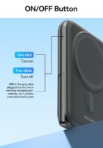 Rocoren 15W Magnetic Wireless 10000mAh Power Bank Yase Series - Image 13