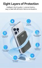 Rocoren 15W Magnetic Wireless 10000mAh Power Bank Yase Series - Image 11