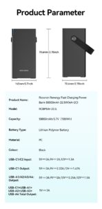 Rocoren 22.5W Portable Power Bank 50000mAh - Image 25
