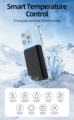 Rocoren Magnetic Charging Wireless 10000mAh Powerbank PD20W Wired & 15W Wireless - Image 11