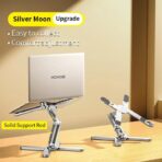 MCHOSE N86 Adjustable Laptop Stand with 360 Rotating Base Compatible with All 10-17” Laptops Original Imported - Image 3
