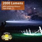 Nextool 2000lm Rechargeable Multi Functional LED Camping Flashlight - Image 9