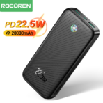 Rocoren 22.5W Fast Charging Power Bank 20000mAh