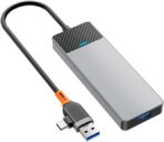 WiWU Linker 4 in 1 USB-A&C Hub (A431C) - Image 2
