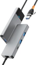 WiWU Linker 4 in 1 USB-A&C Hub (A431C) - Image 4