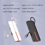 Ldnio 6 In 1 Usb C Dock Station (DS-26H) - Image 7