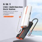 Ldnio 6 In 1 Usb C Dock Station (DS-26H) - Image 5