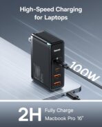 Baseus GaN2 4 Ports Fast Charger 100W - Image 2