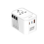 Ldnio 3 USB Ports 20W GaN Travel Adapter (Z9) - Image 2