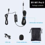 BOYA BY-M1 Pro II Universal Lavalier Lapel Microphone - Image 3